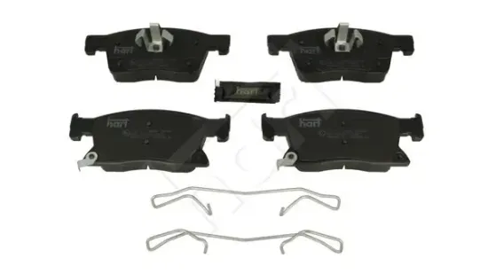 Bremsbelagsatz, Scheibenbremse Vorderachse HART 253 775 Bild Bremsbelagsatz, Scheibenbremse Vorderachse HART 253 775