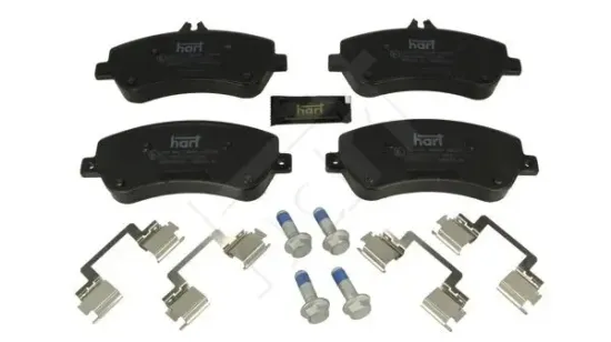 Bremsbelagsatz, Scheibenbremse Vorderachse HART 260 832 Bild Bremsbelagsatz, Scheibenbremse Vorderachse HART 260 832