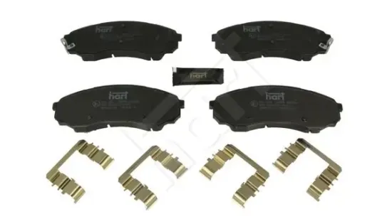 Bremsbelagsatz, Scheibenbremse Vorderachse HART 261 581 Bild Bremsbelagsatz, Scheibenbremse Vorderachse HART 261 581