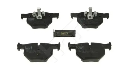 Bremsbelagsatz, Scheibenbremse Hinterachse HART 261 589 Bild Bremsbelagsatz, Scheibenbremse Hinterachse HART 261 589