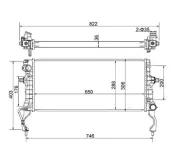 Kühler, Motorkühlung HART 647 025