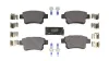 Bremsbelagsatz, Scheibenbremse Hinterachse HART 260 266 Bild Bremsbelagsatz, Scheibenbremse Hinterachse HART 260 266