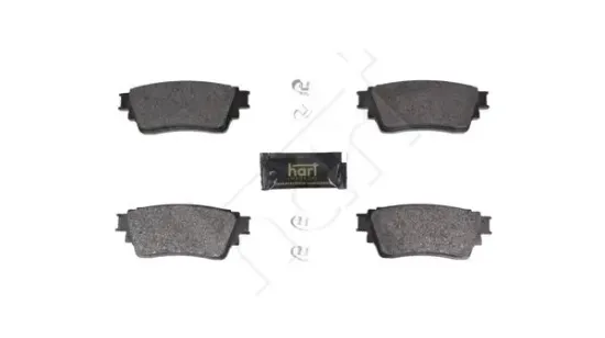 Bremsbelagsatz, Scheibenbremse Hinterachse HART 260 772 Bild Bremsbelagsatz, Scheibenbremse Hinterachse HART 260 772