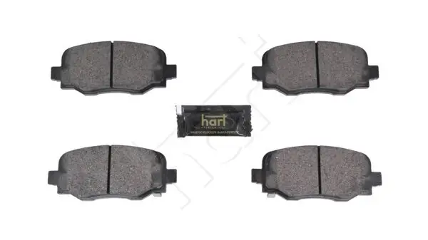 Bremsbelagsatz, Scheibenbremse Hinterachse HART 260 821