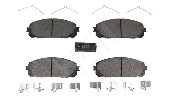 Bremsbelagsatz, Scheibenbremse Vorderachse HART 260 829