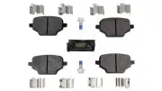 Bremsbelagsatz, Scheibenbremse Hinterachse HART 261 663