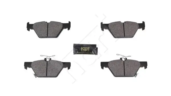 Bremsbelagsatz, Scheibenbremse Hinterachse HART 261 728