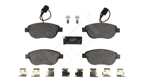 Bremsbelagsatz, Scheibenbremse Vorderachse HART 261 730