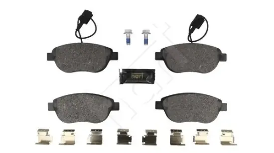 Bremsbelagsatz, Scheibenbremse Vorderachse HART 261 730 Bild Bremsbelagsatz, Scheibenbremse Vorderachse HART 261 730