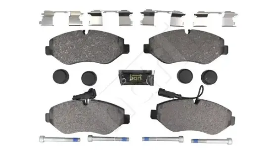 Bremsbelagsatz, Scheibenbremse Vorderachse HART 261 731 Bild Bremsbelagsatz, Scheibenbremse Vorderachse HART 261 731