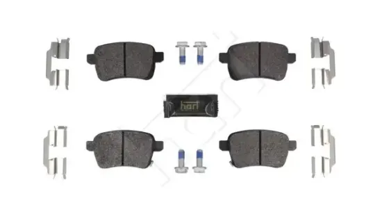 Bremsbelagsatz, Scheibenbremse Hinterachse HART 261 740 Bild Bremsbelagsatz, Scheibenbremse Hinterachse HART 261 740