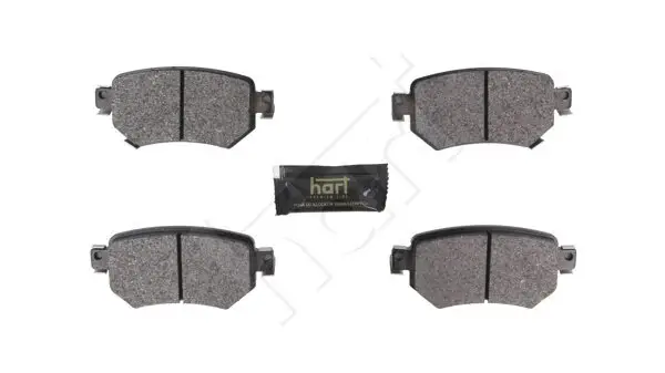 Bremsbelagsatz, Scheibenbremse Hinterachse HART 261 791