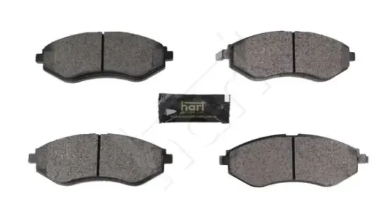 Bremsbelagsatz, Scheibenbremse Vorderachse HART 261 801 Bild Bremsbelagsatz, Scheibenbremse Vorderachse HART 261 801