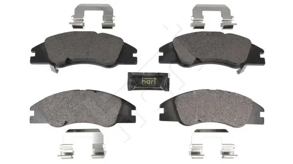 Bremsbelagsatz, Scheibenbremse Vorderachse HART 261 819