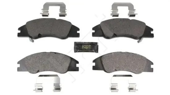 Bremsbelagsatz, Scheibenbremse Vorderachse HART 261 819 Bild Bremsbelagsatz, Scheibenbremse Vorderachse HART 261 819