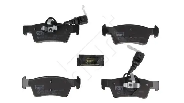 Bremsbelagsatz, Scheibenbremse Hinterachse HART 261 826