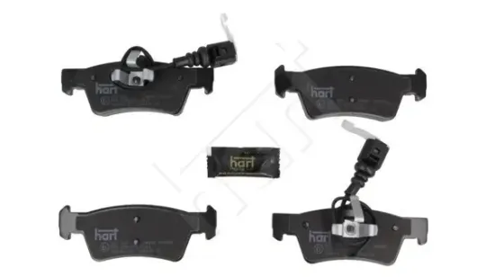 Bremsbelagsatz, Scheibenbremse Hinterachse HART 261 826 Bild Bremsbelagsatz, Scheibenbremse Hinterachse HART 261 826