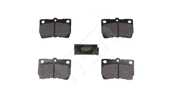 Bremsbelagsatz, Scheibenbremse Hinterachse HART 261 837 Bild Bremsbelagsatz, Scheibenbremse Hinterachse HART 261 837