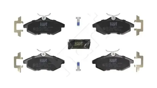 Bremsbelagsatz, Scheibenbremse Vorderachse HART 261 848 Bild Bremsbelagsatz, Scheibenbremse Vorderachse HART 261 848