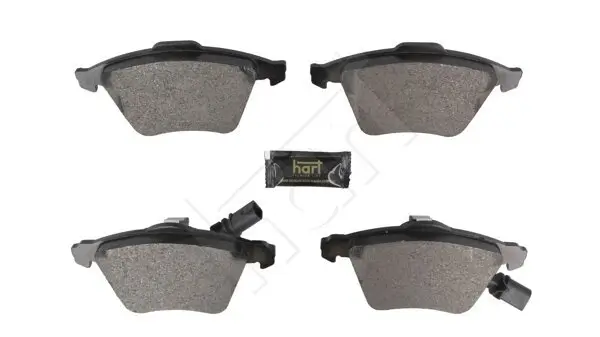 Bremsbelagsatz, Scheibenbremse Vorderachse HART 261 850