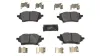 Bremsbelagsatz, Scheibenbremse Hinterachse HART 262 052 Bild Bremsbelagsatz, Scheibenbremse Hinterachse HART 262 052