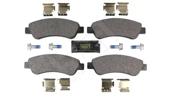 Bremsbelagsatz, Scheibenbremse Hinterachse HART 262 197 Bild Bremsbelagsatz, Scheibenbremse Hinterachse HART 262 197