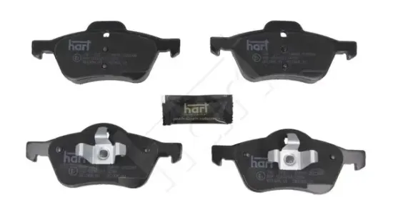 Bremsbelagsatz, Scheibenbremse Vorderachse HART 256 512 Bild Bremsbelagsatz, Scheibenbremse Vorderachse HART 256 512