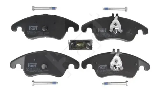 Bremsbelagsatz, Scheibenbremse Vorderachse HART 256 535 Bild Bremsbelagsatz, Scheibenbremse Vorderachse HART 256 535