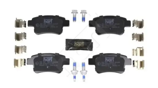 Bremsbelagsatz, Scheibenbremse Hinterachse HART 260 266 Bild Bremsbelagsatz, Scheibenbremse Hinterachse HART 260 266