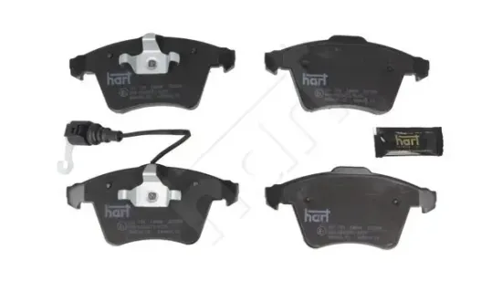 Bremsbelagsatz, Scheibenbremse Vorderachse HART 261 729 Bild Bremsbelagsatz, Scheibenbremse Vorderachse HART 261 729