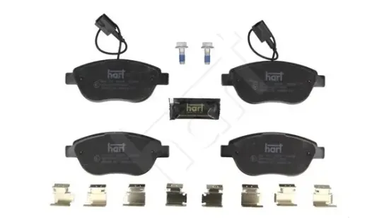 Bremsbelagsatz, Scheibenbremse Vorderachse HART 261 730 Bild Bremsbelagsatz, Scheibenbremse Vorderachse HART 261 730