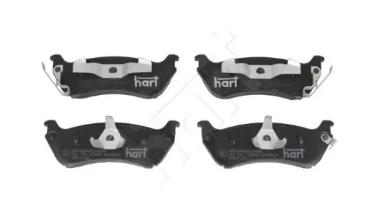 Bremsbelagsatz, Scheibenbremse Hinterachse HART 261 733 Bild Bremsbelagsatz, Scheibenbremse Hinterachse HART 261 733