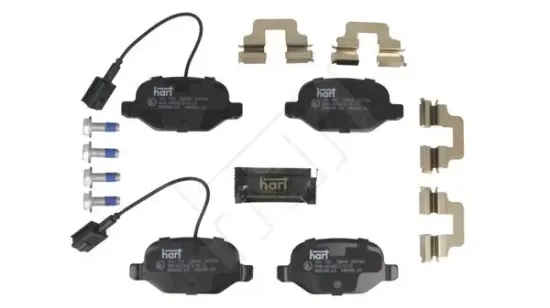 Bremsbelagsatz, Scheibenbremse Hinterachse HART 261 752 Bild Bremsbelagsatz, Scheibenbremse Hinterachse HART 261 752