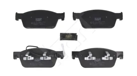 Bremsbelagsatz, Scheibenbremse Vorderachse HART 261 789 Bild Bremsbelagsatz, Scheibenbremse Vorderachse HART 261 789