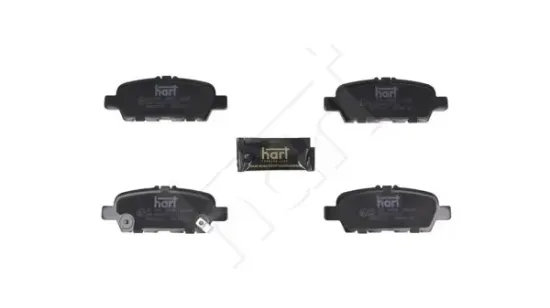 Bremsbelagsatz, Scheibenbremse Hinterachse HART 261 790 Bild Bremsbelagsatz, Scheibenbremse Hinterachse HART 261 790
