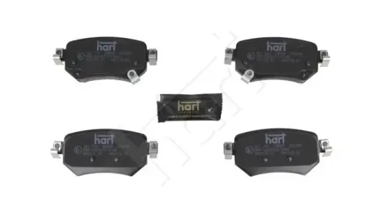 Bremsbelagsatz, Scheibenbremse Hinterachse HART 261 791 Bild Bremsbelagsatz, Scheibenbremse Hinterachse HART 261 791