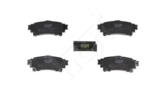 Bremsbelagsatz, Scheibenbremse Hinterachse HART 261 792 Bild Bremsbelagsatz, Scheibenbremse Hinterachse HART 261 792