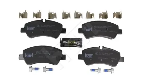 Bremsbelagsatz, Scheibenbremse Hinterachse HART 261 795 Bild Bremsbelagsatz, Scheibenbremse Hinterachse HART 261 795