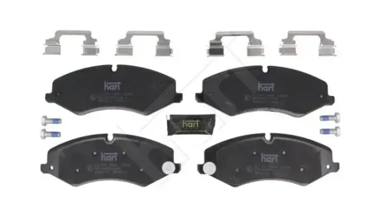 Bremsbelagsatz, Scheibenbremse Vorderachse HART 261 798 Bild Bremsbelagsatz, Scheibenbremse Vorderachse HART 261 798