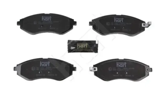 Bremsbelagsatz, Scheibenbremse Vorderachse HART 261 801 Bild Bremsbelagsatz, Scheibenbremse Vorderachse HART 261 801