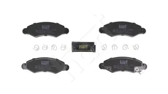 Bremsbelagsatz, Scheibenbremse Vorderachse HART 261 803 Bild Bremsbelagsatz, Scheibenbremse Vorderachse HART 261 803