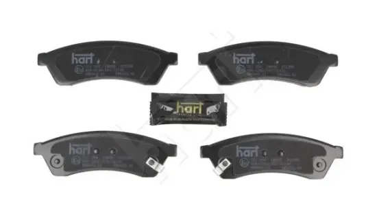 Bremsbelagsatz, Scheibenbremse Hinterachse HART 261 804 Bild Bremsbelagsatz, Scheibenbremse Hinterachse HART 261 804