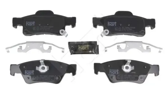 Bremsbelagsatz, Scheibenbremse Hinterachse HART 261 805 Bild Bremsbelagsatz, Scheibenbremse Hinterachse HART 261 805