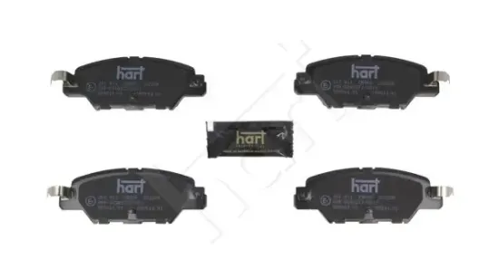 Bremsbelagsatz, Scheibenbremse Hinterachse HART 261 814 Bild Bremsbelagsatz, Scheibenbremse Hinterachse HART 261 814