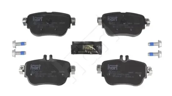 Bremsbelagsatz, Scheibenbremse Hinterachse HART 261 817 Bild Bremsbelagsatz, Scheibenbremse Hinterachse HART 261 817
