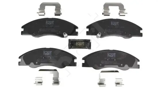 Bremsbelagsatz, Scheibenbremse Vorderachse HART 261 819 Bild Bremsbelagsatz, Scheibenbremse Vorderachse HART 261 819