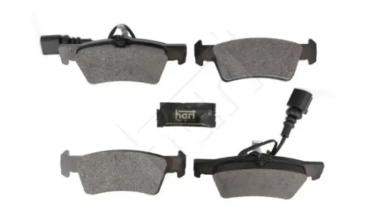 Bremsbelagsatz, Scheibenbremse Hinterachse HART 261 826 Bild Bremsbelagsatz, Scheibenbremse Hinterachse HART 261 826