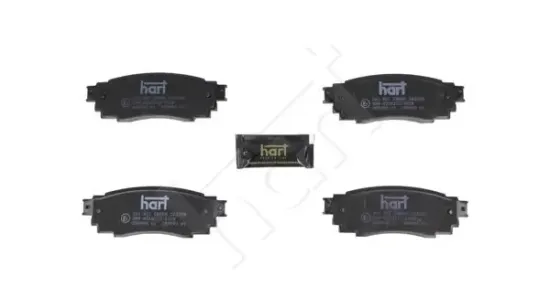 Bremsbelagsatz, Scheibenbremse Hinterachse HART 261 827 Bild Bremsbelagsatz, Scheibenbremse Hinterachse HART 261 827