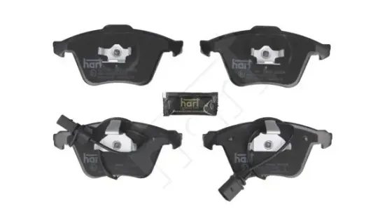 Bremsbelagsatz, Scheibenbremse Vorderachse HART 261 850 Bild Bremsbelagsatz, Scheibenbremse Vorderachse HART 261 850