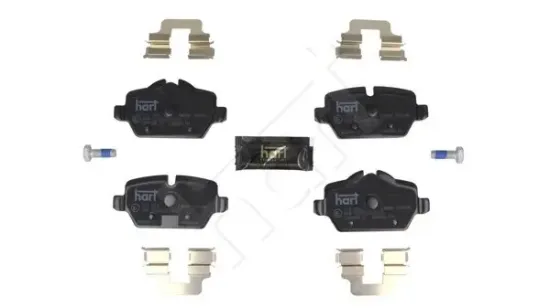 Bremsbelagsatz, Scheibenbremse Hinterachse HART 261 854 Bild Bremsbelagsatz, Scheibenbremse Hinterachse HART 261 854